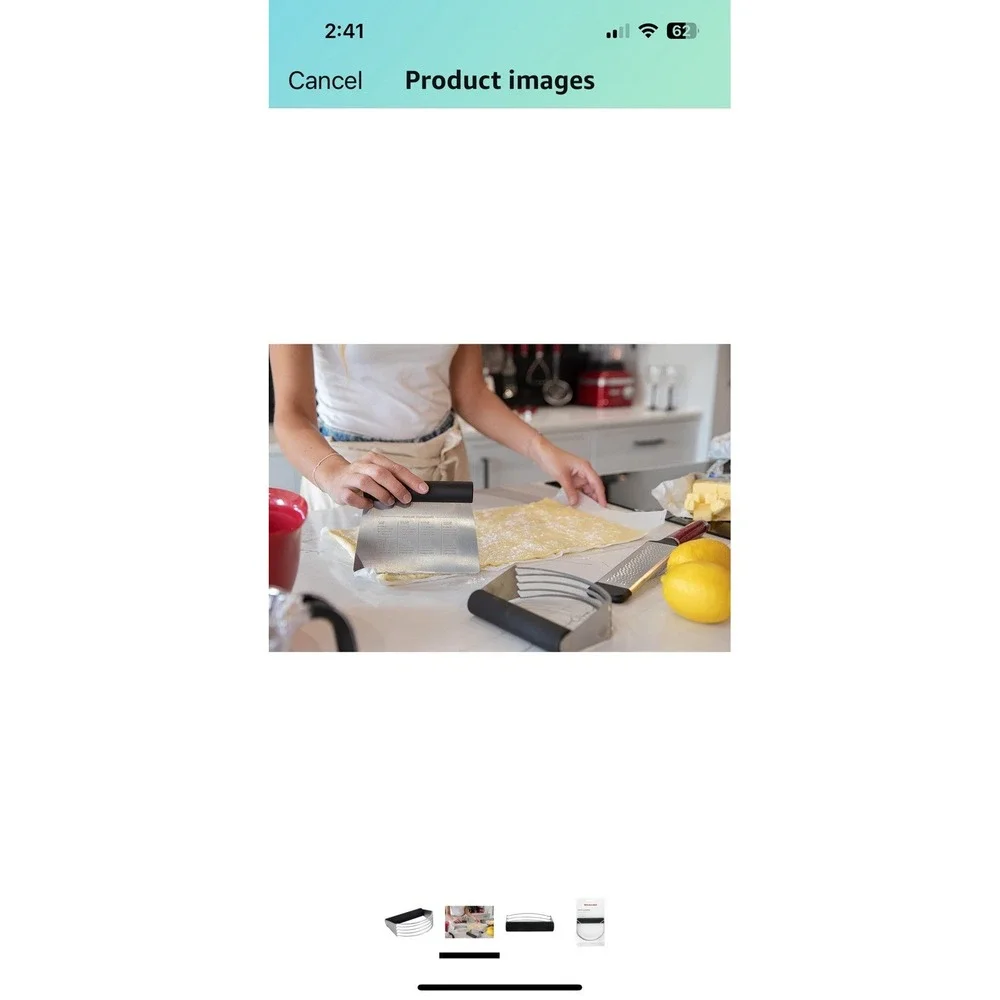 5 Blade Stainless Steel Pastry Cutter Dough‎ Blender for Mixing